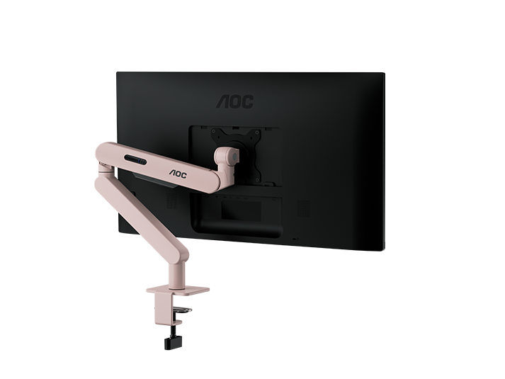 AOC AM400P C-Clamp and Grommet Desk-Mount Single Monitor Arm - for monitors 17"-34" and weight 2 to 9kg