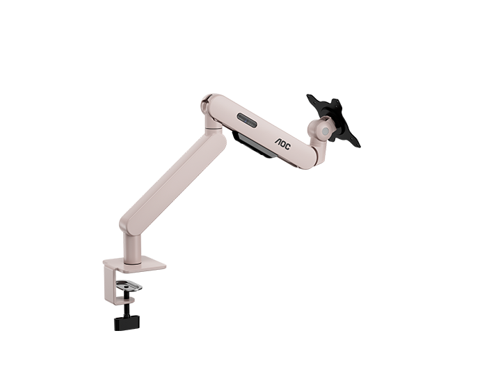 AOC AM400P C-Clamp and Grommet Desk-Mount Single Monitor Arm - for monitors 17"-34" and weight 2 to 9kg
