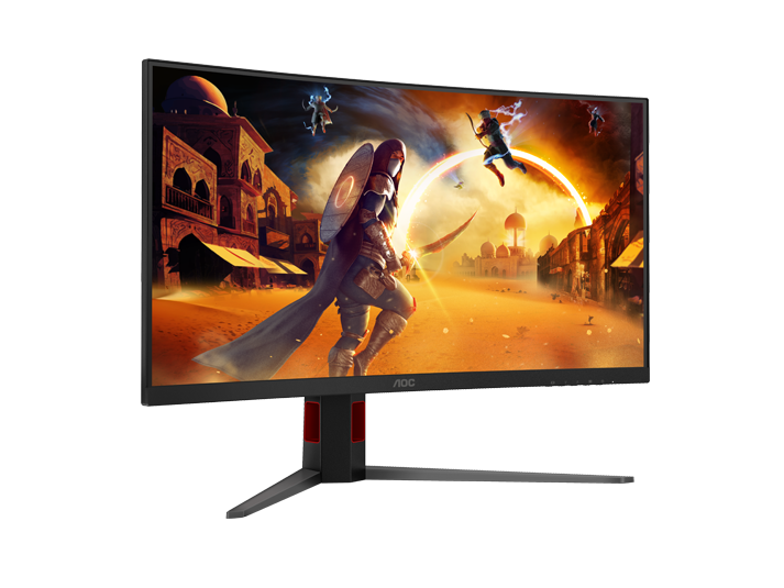 AOC CQ32G4 31.5" VA Curved 1500R QHD 180Hz 0.5ms AdaptiveSync Gaming Monitor