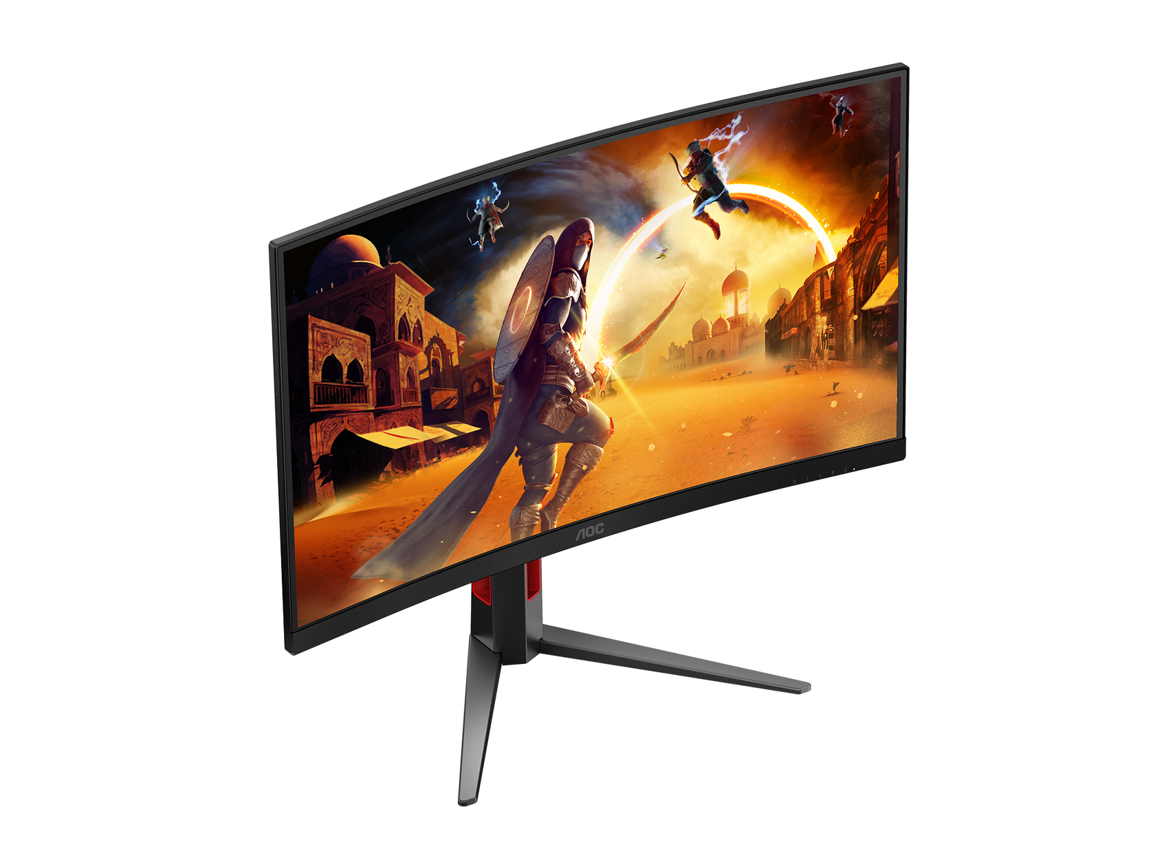 AOC CQ27G4 ADAPTIVE SYNC 180Hz 0.5ms QHD HDR10 CURVED GAME MONITOR ...