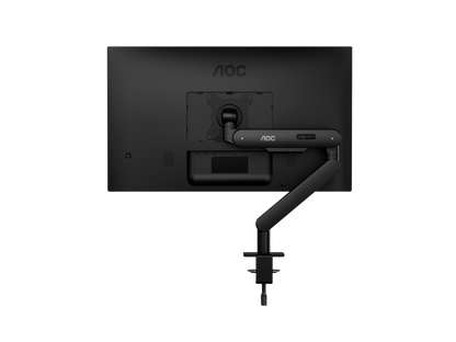 AOC AM400B C-Clamp and Grommet Desk-Mount Single Monitor Arm - for monitors 17"-34" and weight 2 to 9kg