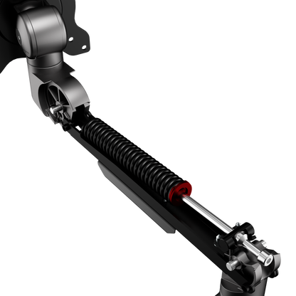 AOC AM406G (Grey) C-Clamp and Grommet Desk-Mount Single Monitor Arm - for monitors 17"-40" and weight 4 to 12kg with 1.5cm to 8cm desk surface thickness