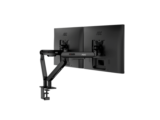 AOC AM420B C-Clamp and Grommet Desk-Mount Dual Monitor Arm - for monitors 17"-34" and weight 2 to 9kg