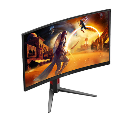 AOC CQ27G4S 27" FAST VA Curved 1500R QHD @ 320Hz | HD @ 400Hz 0.3ms MPRT HDR400 Adaptive-Sync Gaming Monitor