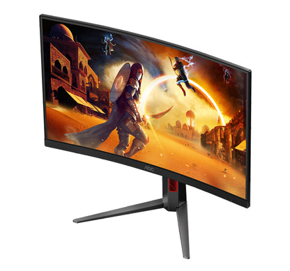 AOC CQ27G4S 27" FAST VA Curved 1500R QHD @ 320Hz | HD @ 400Hz 0.3ms MPRT HDR400 Adaptive-Sync Gaming Monitor