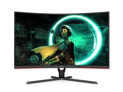 AOC CQ32G3SE 31.5" VA Curved 1000R QHD 165Hz 1ms FreeSync premium gaming monitor