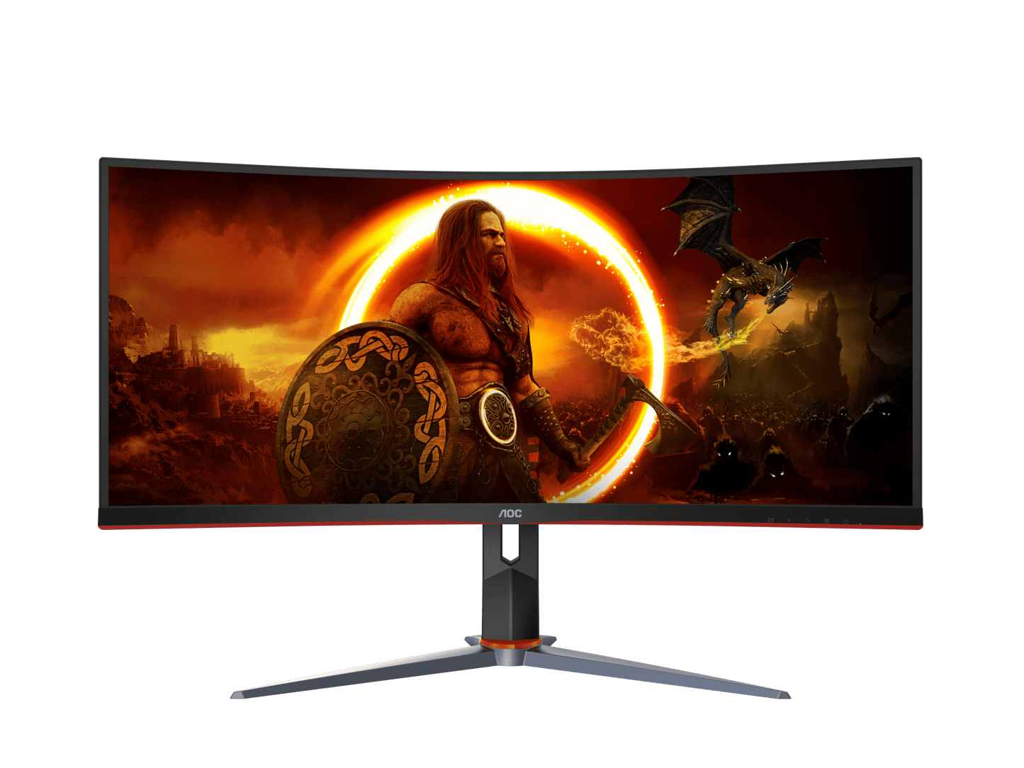 AOC CU34G2XP 34" VA Curved 1500R WQHD 180Hz 1ms Adaptive-Sync Gaming Monitor