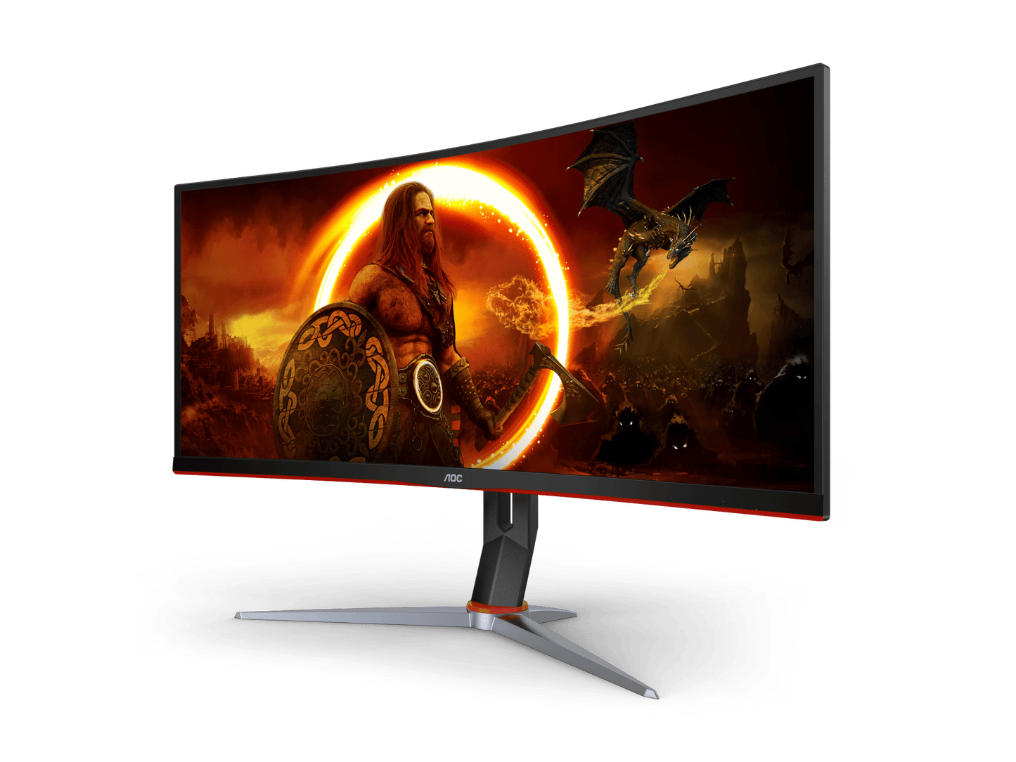 AOC CU34G2XP 34" VA Curved 1500R WQHD 180Hz 1ms Adaptive-Sync Gaming Monitor