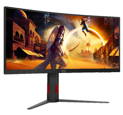 AOC CU34G4H 34" CURVED 1500R WQHD Fast VA 0.3ms 200Hz FreeSync Premium Height Adjustable Gaming Monitor