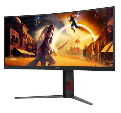 AOC CU34G4Z 34" CURVED 1500R WQHD Fast VA 0.3ms 240Hz Adaptive-Sync Height Adjustable Gaming Monitor