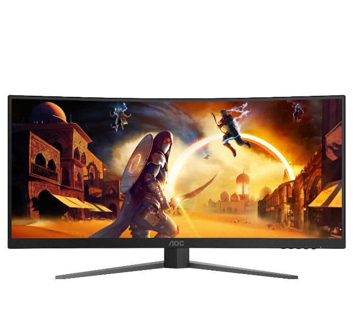AOC CU34G4Z 34" CURVED 1500R WQHD Fast VA 0.3ms 240Hz Adaptive-Sync Height Adjustable Gaming Monitor