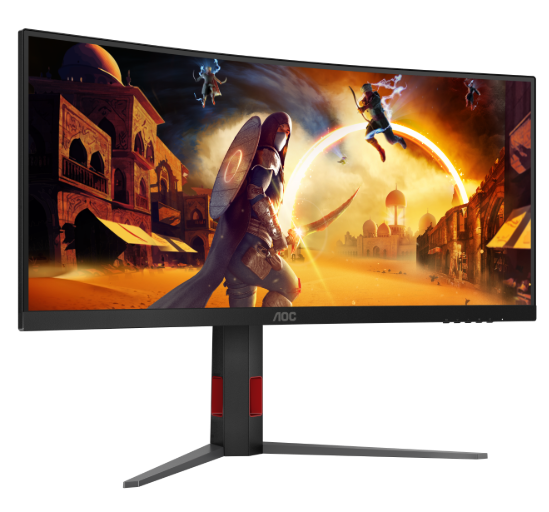 AOC CU34G4 34" WQHD VA 0.5ms 180Hz Adaptive-Sync Height Adjustable Gaming Monitor