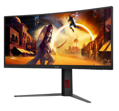 AOC CU34G4 34" WQHD VA 0.5ms 180Hz Adaptive-Sync Height Adjustable Gaming Monitor