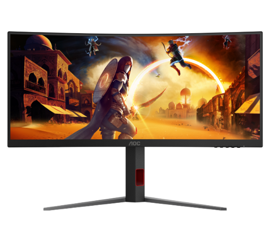 AOC CU34G4 34" WQHD VA 0.5ms 180Hz Adaptive-Sync Height Adjustable Gaming Monitor