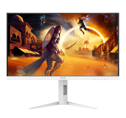 AOC Q27G4SL/WS White QHD Fast IPS 320Hz 0.3ms HDR400 Circular-Polarized Technology with Height Adjustable Gaming Monitor