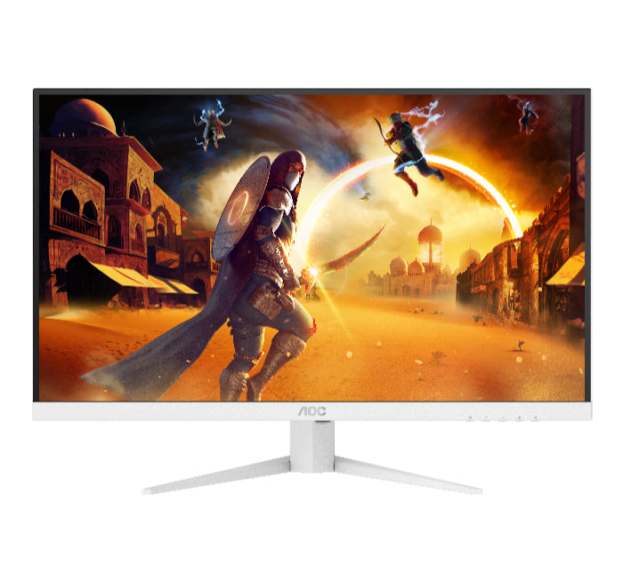 AOC Q27G4SL/WS White QHD Fast IPS 320Hz 0.3ms HDR400 Circular-Polarized Technology with Height Adjustable Gaming Monitor