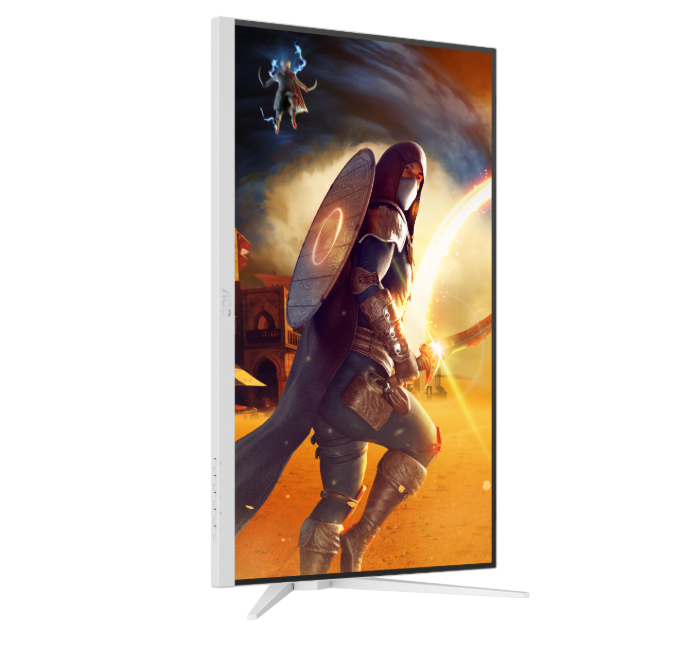 AOC Q27G4/WS (White) 27" QHD FAST IPS 200Hz 0.3ms HDR400 ADAPTIVE-SYNC Height Adjustable Gaming Monitor