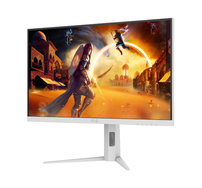 AOC Q27G4/WS (White) 27" QHD FAST IPS 200Hz 0.3ms HDR400 ADAPTIVE-SYNC Height Adjustable Gaming Monitor