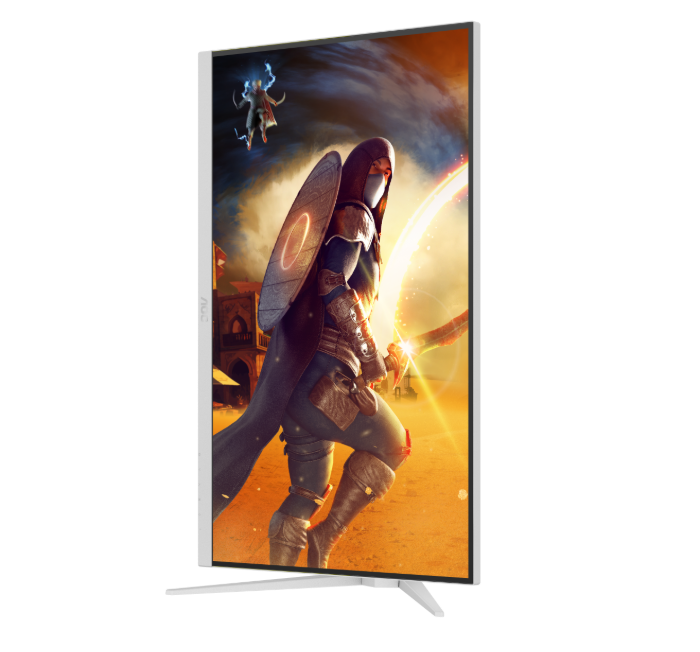 AOC Q27G4/WS (White) 27" QHD FAST IPS 200Hz 0.3ms HDR400 ADAPTIVE-SYNC Height Adjustable Gaming Monitor