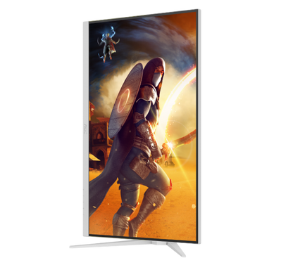 AOC Q27G4/WS (White) 27" QHD FAST IPS 200Hz 0.3ms HDR400 ADAPTIVE-SYNC Height Adjustable Gaming Monitor