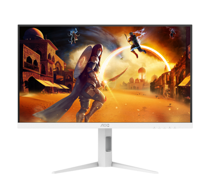 AOC Q27G4/WS (White) 27" QHD FAST IPS 200Hz 0.3ms HDR400 ADAPTIVE-SYNC Height Adjustable Gaming Monitor