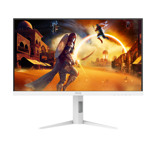 AOC Q27G4/WS (White) 27" QHD FAST IPS 200Hz 0.3ms HDR400 ADAPTIVE-SYNC Height Adjustable Gaming Monitor