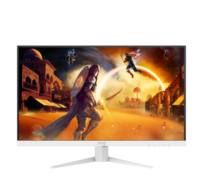 AOC Q27G4/WS (White) 27" QHD FAST IPS 200Hz 0.3ms HDR400 ADAPTIVE-SYNC Height Adjustable Gaming Monitor
