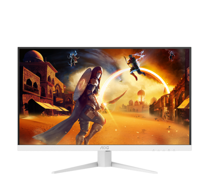 AOC Q27G4/WS (White) 27" QHD FAST IPS 200Hz 0.3ms HDR400 ADAPTIVE-SYNC Height Adjustable Gaming Monitor