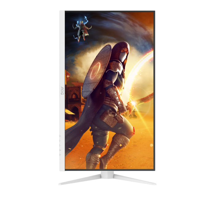 AOC Q27G4/WS (White) 27" QHD FAST IPS 200Hz 0.3ms HDR400 ADAPTIVE-SYNC Height Adjustable Gaming Monitor