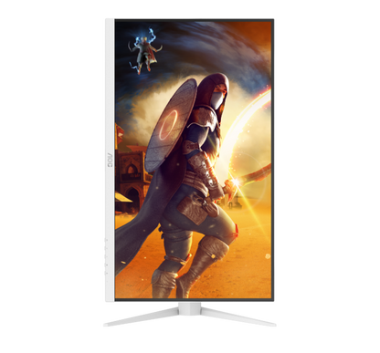 AOC Q27G4/WS (White) 27" QHD FAST IPS 200Hz 0.3ms HDR400 ADAPTIVE-SYNC Height Adjustable Gaming Monitor