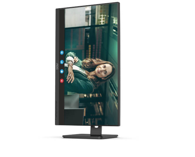 AOC Q27P3CV 27" QHD IPS USB-C PD65W Docking Monitor with Daisy Chain Function