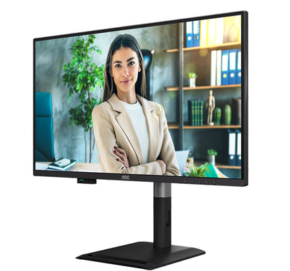 AOC Q27P4C 27" IPS QHD 120Hz USB-C PD96W & PD15W USB Hub Ergo Stand with Built-in Speaker