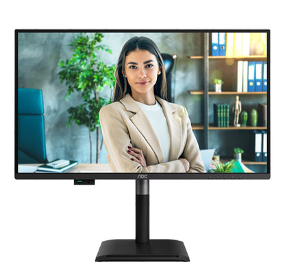 AOC Q27P4C 27" IPS QHD 120Hz USB-C PD96W & PD15W USB Hub Ergo Stand with Built-in Speaker