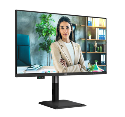AOC Q32P4C 32" IPS QHD 100Hz USB-C PD96W & PD15W USB Hub Ergo Stand with Built-in Speaker