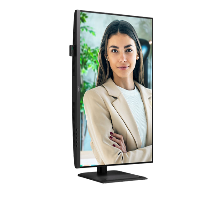 AOC Q32P4C 32" IPS QHD 100Hz USB-C PD96W & PD15W USB Hub Ergo Stand with Built-in Speaker