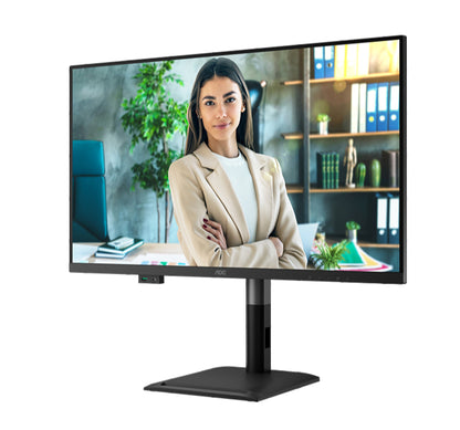 AOC U32P4C 32" IPS QHD 60Hz USB-C PD96W & PD15W USB Hub Ergo Stand with Built-in Speaker