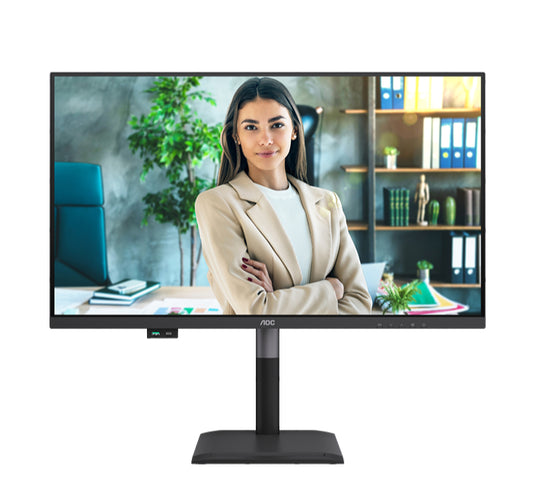 AOC Q32P4C 32" IPS QHD 100Hz USB-C PD96W & PD15W USB Hub Ergo Stand with Built-in Speaker