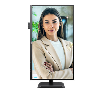 AOC U27P4C 27" IPS UHD 60Hz USB-C PD96W & PD15W USB Hub Ergo Stand with Built-in Speaker