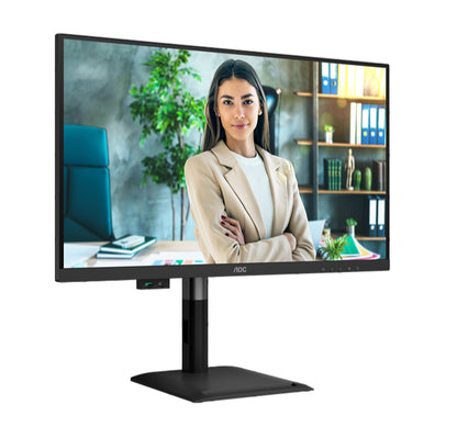 AOC U27P4C 27" IPS UHD 60Hz USB-C PD96W & PD15W USB Hub Ergo Stand with Built-in Speaker