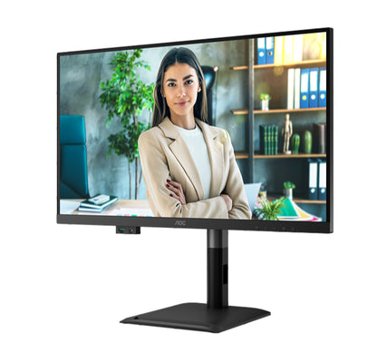AOC U27P4C 27" IPS UHD 60Hz USB-C PD96W & PD15W USB Hub Ergo Stand with Built-in Speaker