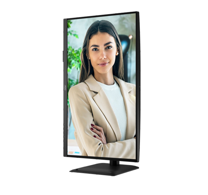 AOC U27P4C 27" IPS UHD 60Hz USB-C PD96W & PD15W USB Hub Ergo Stand with Built-in Speaker