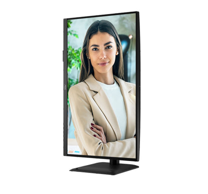 AOC U27P4C 27" IPS UHD 60Hz USB-C PD96W & PD15W USB Hub Ergo Stand with Built-in Speaker